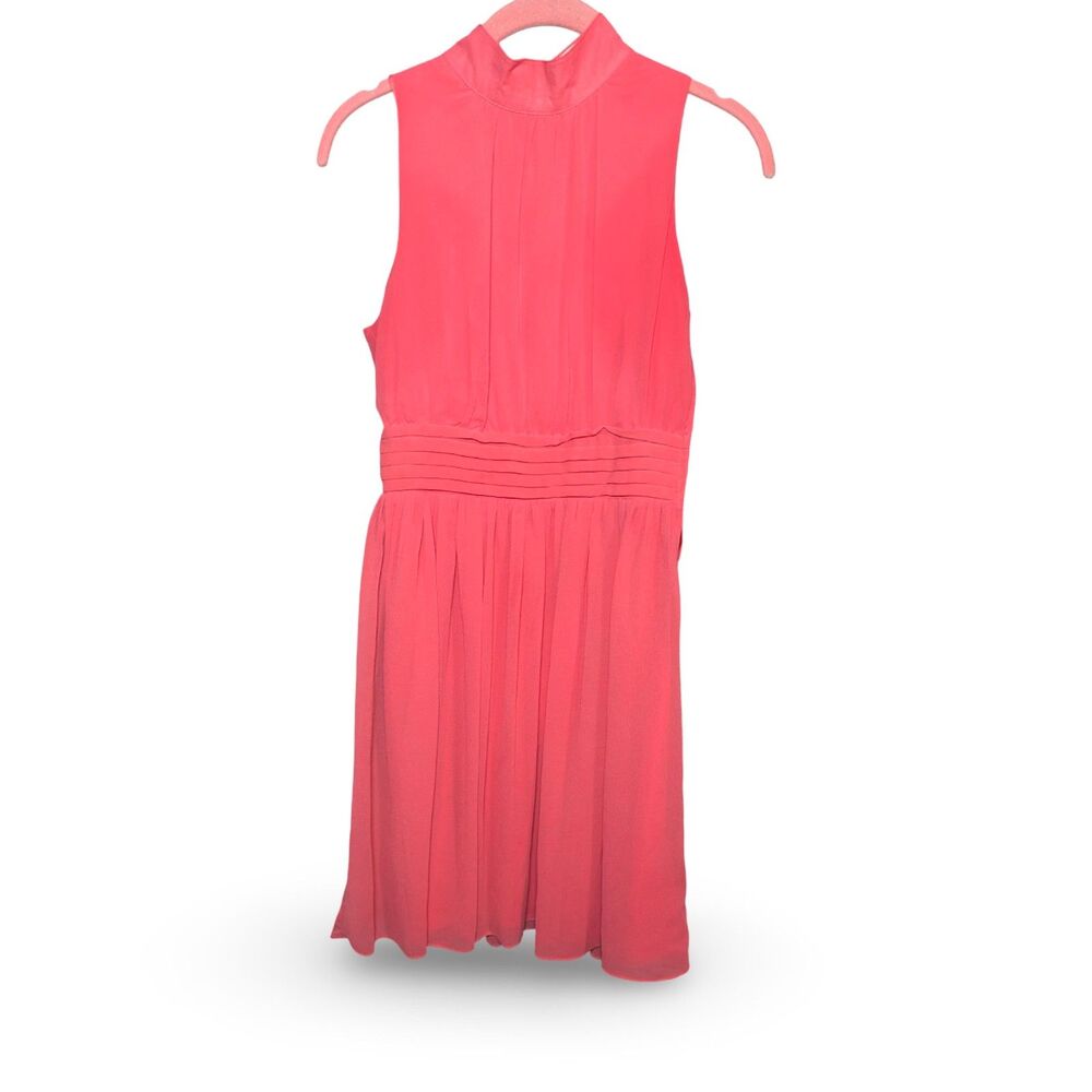 ModCloth Windy City Dress Coral by Azalea S — Vintage Inspired Pintuck